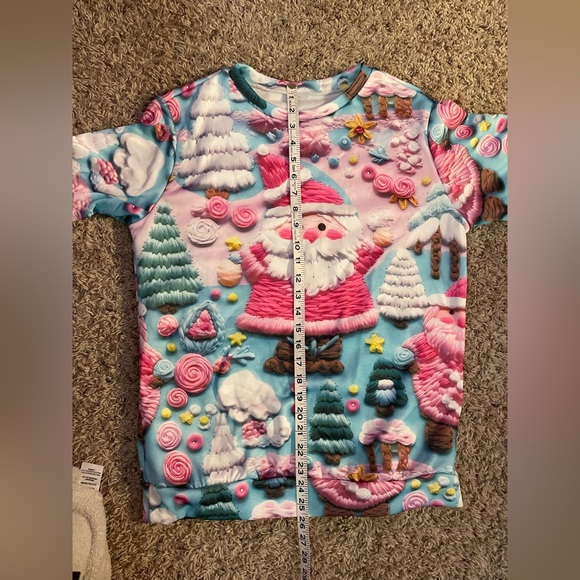 Cute pink ugly sweatshirt for Christmas size small - Picture 2 of 5